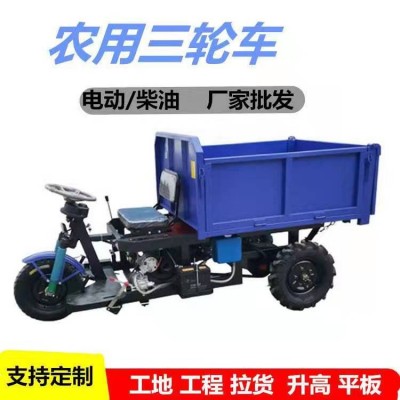 【鑫項(xiàng)美】 建筑工地 爬坡載重王 農(nóng)用三輪車 倉儲(chǔ)運(yùn)輸拉沙水泥車