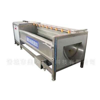 軟毛刷毛輥清洗機(jī) 蓮藕清洗去泥機(jī) 不破壞表皮