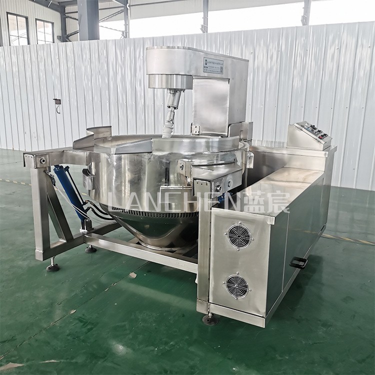 源頭廠家全自動電磁行星炒鍋 火鍋底料炒料機(jī) 辣白菜自動攪拌炒鍋