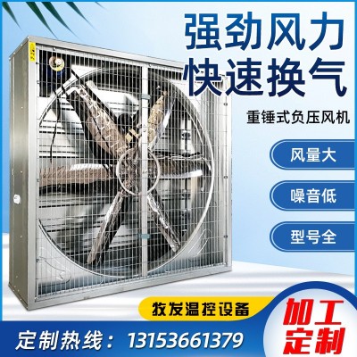 大型工業(yè)換氣扇 防爆排風扇 重錘式1380型直驅式負壓風機