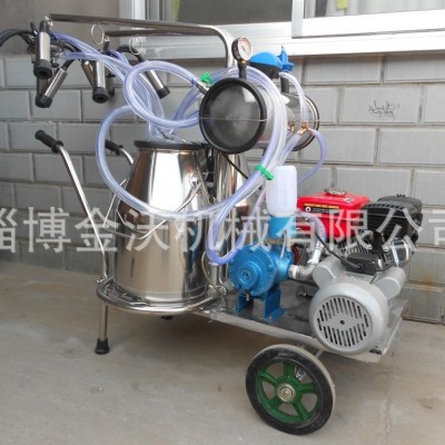 擠奶機(jī) 擠奶機(jī)廠家生產(chǎn)銷售擠奶機(jī) 真空泵油電兩用奶牛擠奶機(jī)