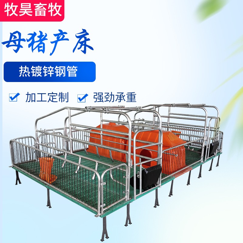 母豬產(chǎn)床復(fù)合板分娩產(chǎn)床熱鍍鋅雙體產(chǎn)床定位欄保育床豬用養(yǎng)殖設(shè)備