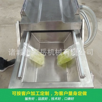 【廠(chǎng)家定制】下凹式雙室真空包裝機(jī) 帶汁食品用抽真空封口機(jī)