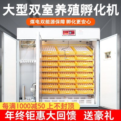 小雞孵化箱工業(yè)孵化器雙室孵蛋機(jī)智能孵蛋器全自動(dòng)家用小型孵化機(jī)