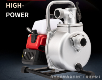 水泵1寸1.5寸二沖程汽油抽水機家用手提式抽水泵農(nóng)業(yè)灌溉自吸泵
