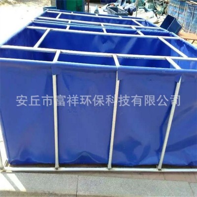 廠家定制移動(dòng)水產(chǎn)暫養(yǎng)池 活動(dòng)支架PVC魚池 支架水池