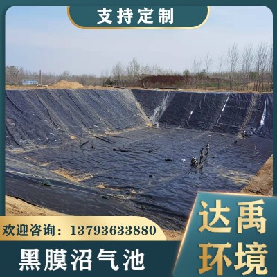黑膜軟體沼氣池 設(shè)計安裝厭氧池防滲膜 農(nóng)村養(yǎng)殖場沼氣袋