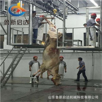 氣動單柱升降臺 驅(qū)動漲緊裝置 驅(qū)動裝置 牛驢騾子屠宰線