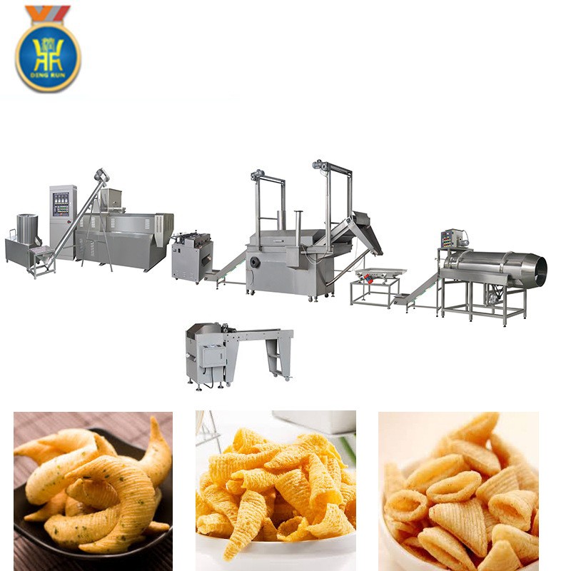 廠家多年生產(chǎn)銷售油炸食品設備全自動鍋巴膨化機小米鍋巴生產(chǎn)線