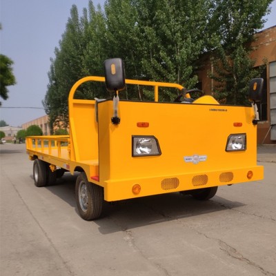 實(shí)力廠家電動(dòng)四輪搬運(yùn)車廠區(qū)物流送貨車倒貨車電動(dòng)四輪平板車