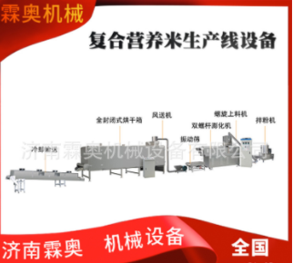 霖奧 RN70速食自熱米飯加工機器 人造復(fù)合營養(yǎng)大米生產(chǎn)線