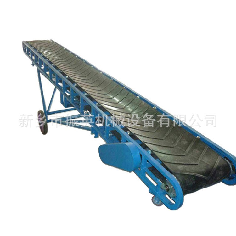 ZY系列TD75皮帶輸送機 鏈板輸送機 裙邊防夾料 新鄉(xiāng)振英 廠家定制