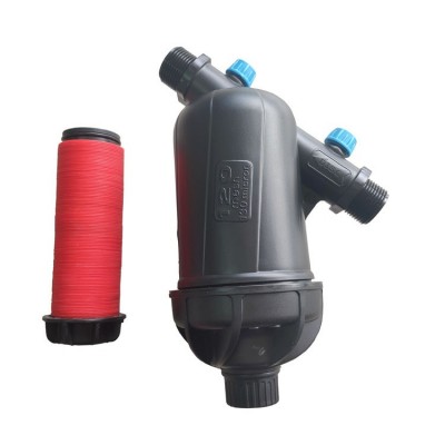 6分1寸農(nóng)業(yè)灌溉疊片過濾器DN20 DN25 外螺紋Y型塑料灌溉過濾器