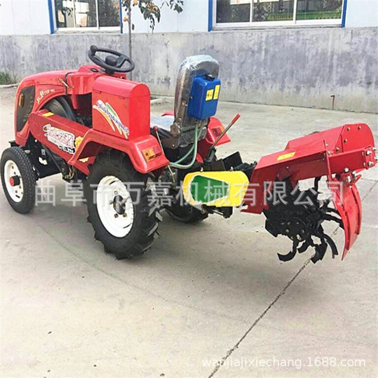 廣西南寧四輪農(nóng)田耕地機 小地塊用小四輪拖拉機 農(nóng)用四輪旋耕機