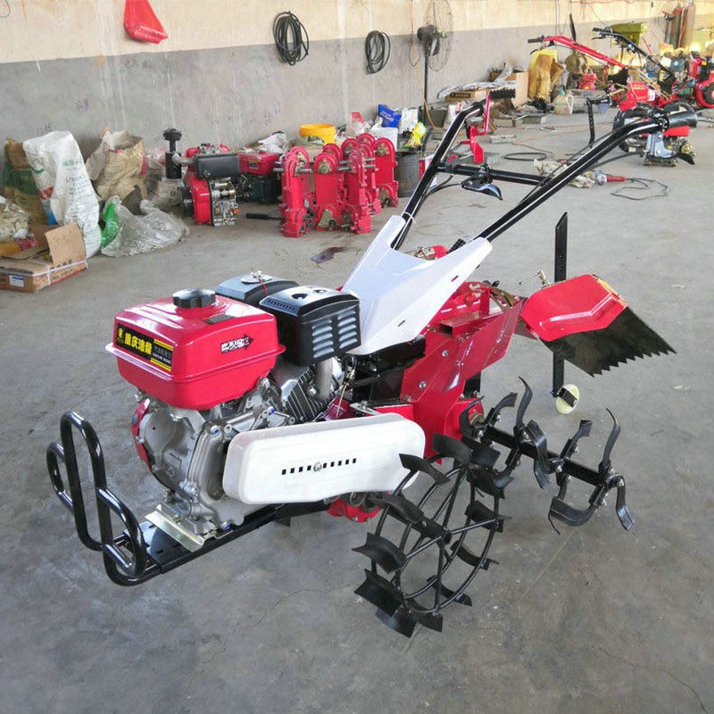 多功能小型微耕機(jī)廠家訂制自走式手扶旋耕機(jī)汽柴油小型耕地機(jī)定制