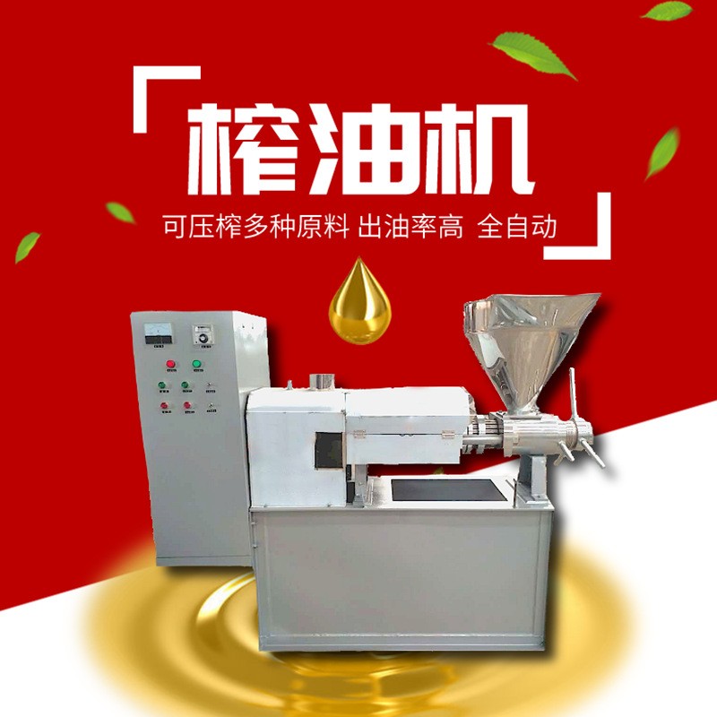 濃香型花生油榨油機商用整套全自動榨油生產(chǎn)線油坊中型螺旋榨油機