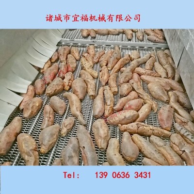 諸城紅薯清洗機(jī),烤地瓜清洗流水線,宜福不破皮紅薯清洗烘烤機(jī)廠家