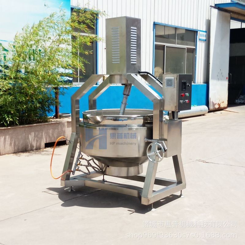 自動控溫綠豆沙攪拌炒鍋 螺螄粉醬料炒料機(jī) 廠家銷售干面粉翻炒鍋