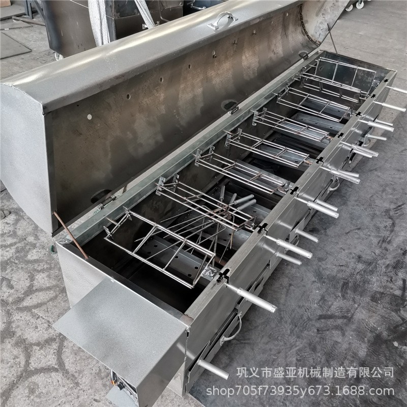 廠家供應(yīng)全自動(dòng)烤兔機(jī) 木炭燒烤電動(dòng)旋轉(zhuǎn)烤兔機(jī)器價(jià)格 手撕烤兔機(jī)