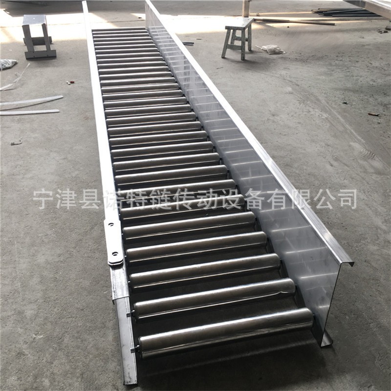 定制包裝箱運(yùn)輸線滾筒輸送機(jī) 無動力輥筒輸送機(jī) 過渡180度轉(zhuǎn)彎機(jī)