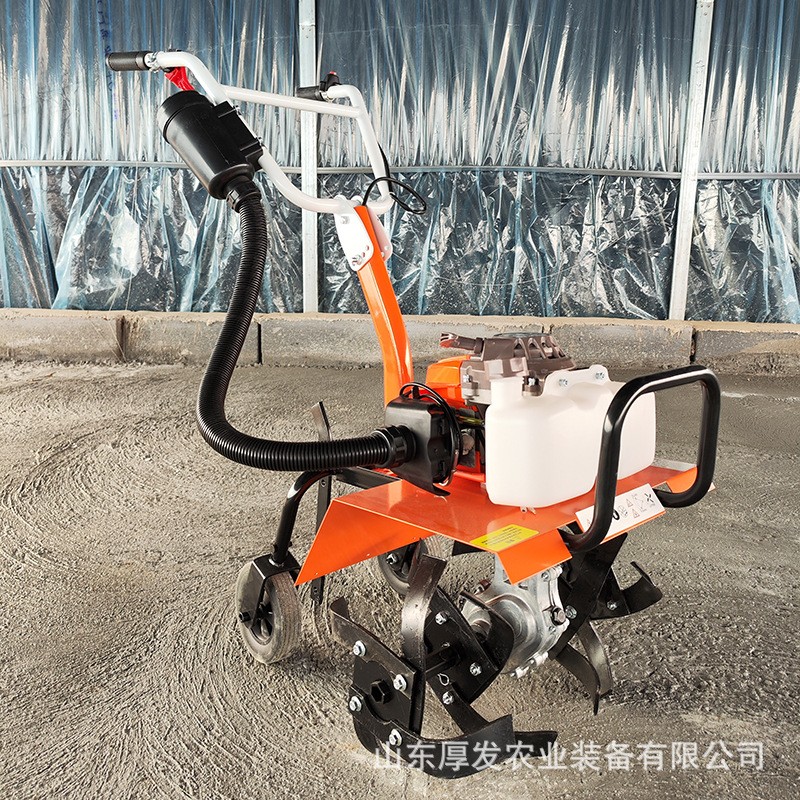 新型家用多機(jī)頭微耕機(jī)四沖程汽油機(jī)農(nóng)用小微型耕地鋤草開(kāi)溝松土機(jī)