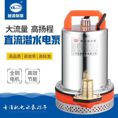直流潛水泵12V24V48V60V家用高揚(yáng)程潛水泵大流量電瓶車(chē)取電抽水機(jī)