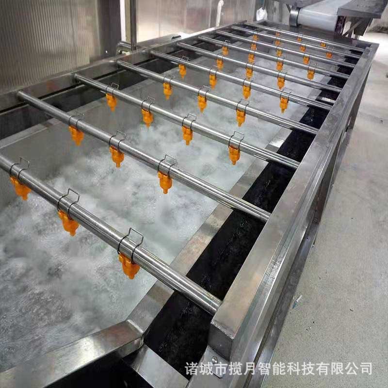 水果蔬菜氣泡清洗機(jī) 商用洗菜機(jī) 果蔬清洗風(fēng)干流水線 凈菜加工設(shè)