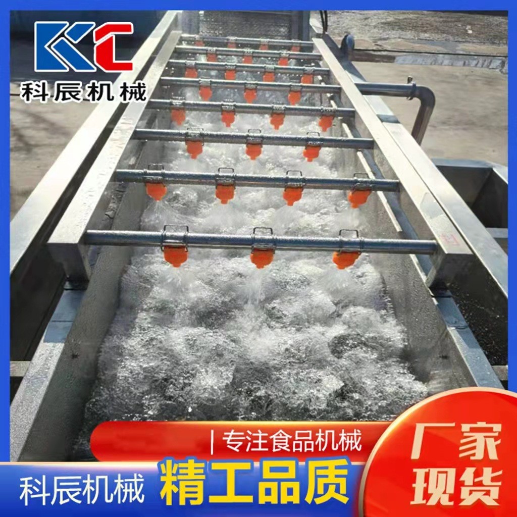 商用蔬菜氣泡清洗機(jī) 全自動(dòng)蔬菜水果清洗機(jī) 葉菜類(lèi)凈菜加 工流水線
