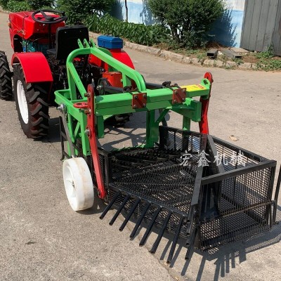 小型四輪花生收獲機(jī) 小型家用收花生的機(jī) 擺放整齊花生收獲機(jī)