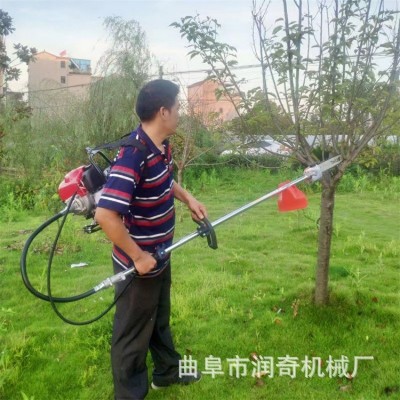 雅馬哈動力二沖程汽油割草機背負式園林松土打草割灌機側(cè)掛式