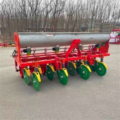 8行谷子高梁播種機(jī) 圓盤開溝藥材精播機(jī) 華晨蒼術(shù)白術(shù)育苗直播機(jī)