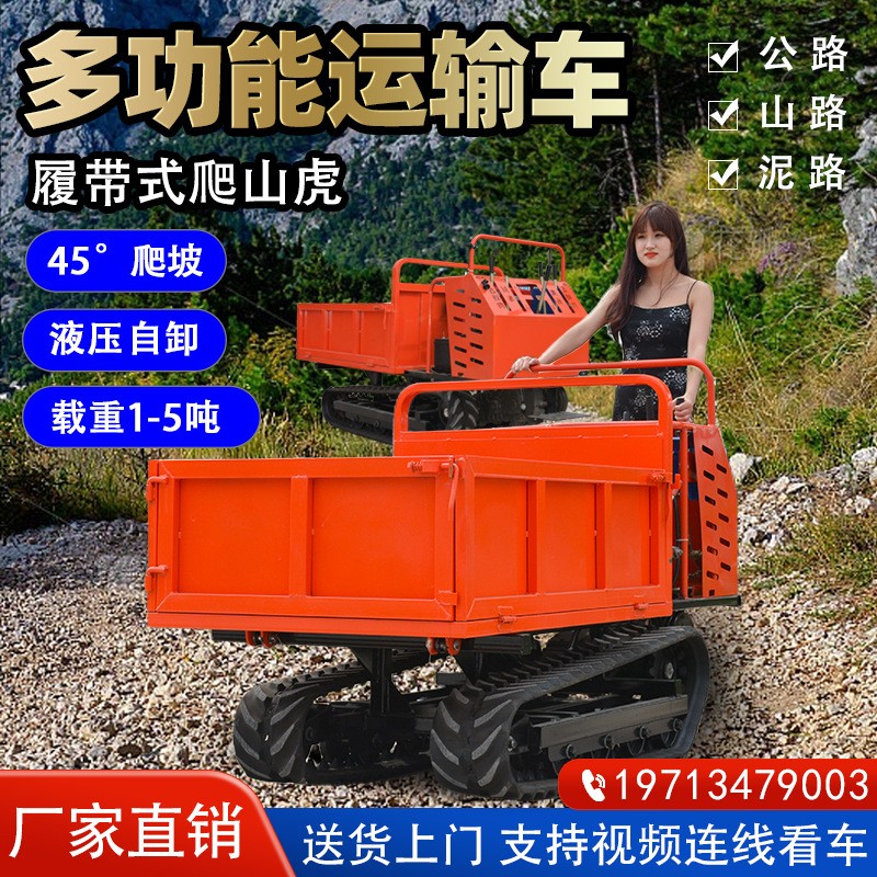 小型爬山虎式農(nóng)用履帶運(yùn)輸車(chē) 農(nóng)用搬運(yùn)車(chē) 全地形履帶運(yùn)輸裝載車(chē)