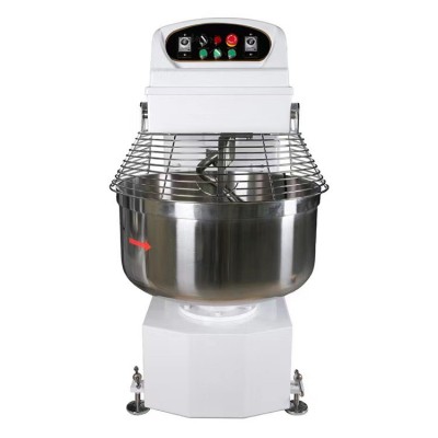 130L商用出廠價批發(fā)工業(yè)和面機(jī)雙速雙動面團(tuán)攪拌機(jī)50Kg