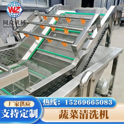 毛豆氣泡果蔬清洗機 商用多功能酸菜脫鹽清洗機 辣椒噴淋清洗設(shè)備