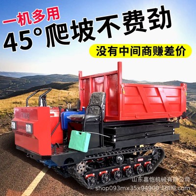 多種規(guī)格履帶運輸車2-10噸山地運輸車果園丘陵爬山虎農(nóng)用翻斗車