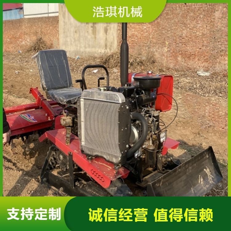 省時(shí)省力履帶式微耕機(jī)38馬力 小型大棚果園柴油旋耕機(jī)