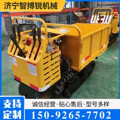 農(nóng)用履帶運(yùn)輸車(chē)山地果園小型履帶爬山虎廠家 5噸全地形履帶自卸車(chē)