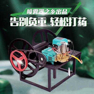 2020款電動打藥機(jī) 64V48v全自動收管機(jī) 高壓三缸泵電動車噴霧器