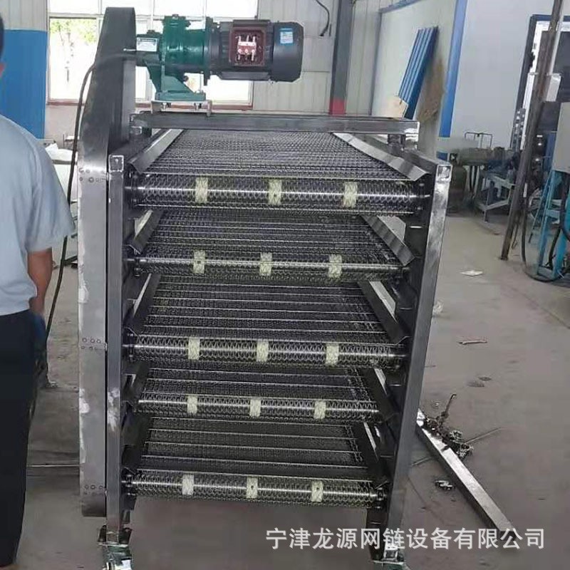 廠家直銷不銹鋼多層網(wǎng)帶輸送機(jī)大型食品級多層網(wǎng)帶烘干輸送機(jī)