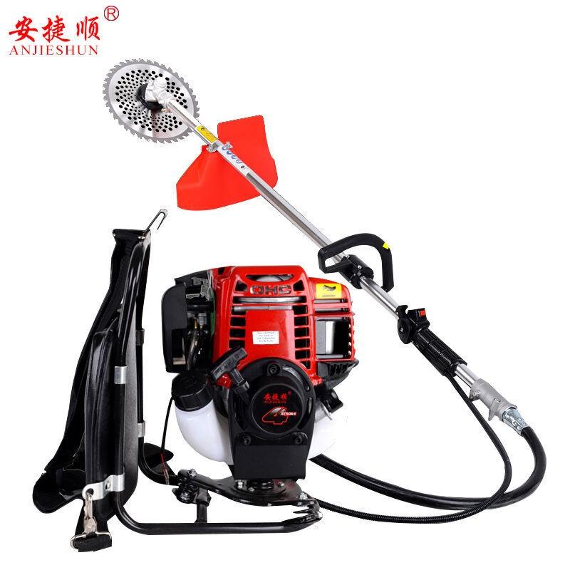 安捷順?biāo)臎_程背負(fù)式汽油割草機(jī)除草機(jī)側(cè)掛式小型收割機(jī) 草坪機(jī)