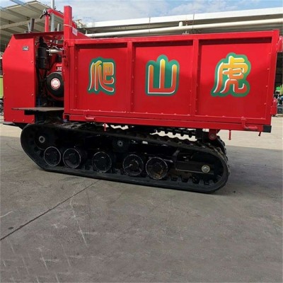卡博恩 履帶運輸車 手扶式農(nóng)用自卸車 水田山地小型車卸貨機(jī)器