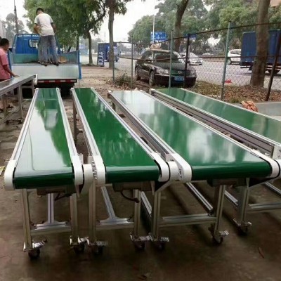 快遞裝卸分揀皮帶輸送機(jī)小型注塑輸送帶傳送機(jī) 流水轉(zhuǎn)彎機(jī)傳動(dòng)帶