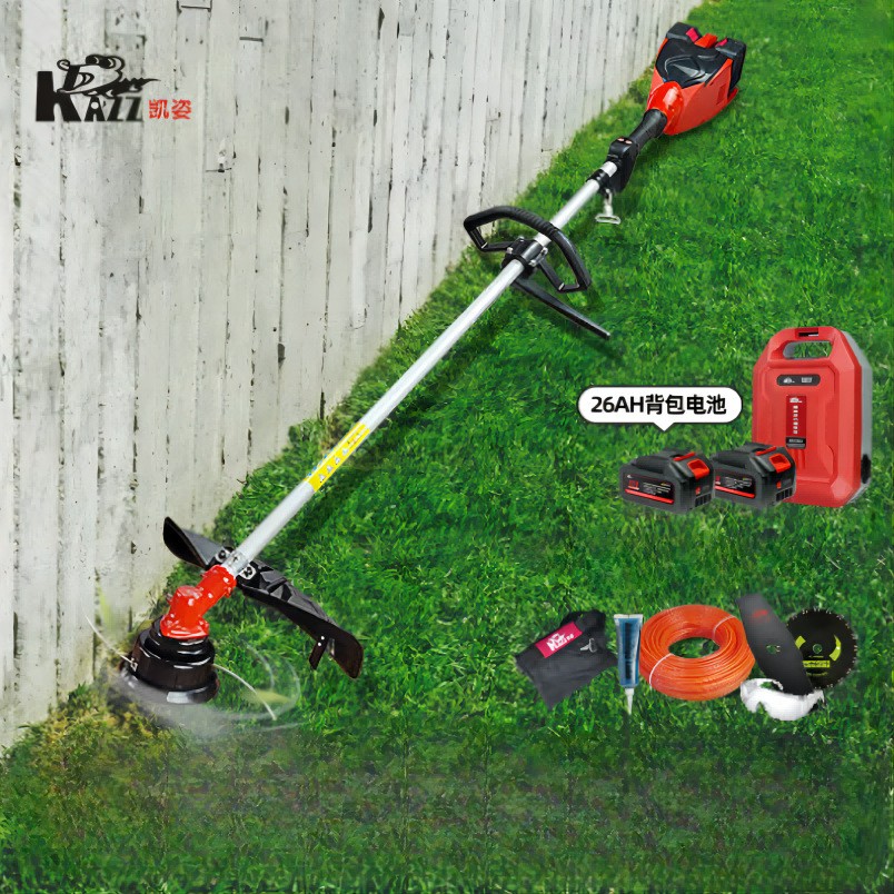 凱姿KZ60LI電動(dòng)割草機(jī) 割灌機(jī) 充電式多功能開(kāi)荒園林鋰電池除草機(jī)