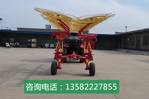 牽引式摟草機
