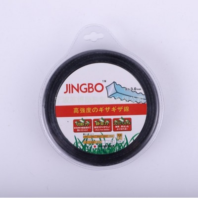 3.0mm 黑色鋸齒打草繩農(nóng)機配件通用配件