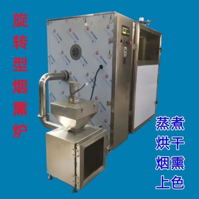 JY-50 型全自動電加熱燒雞紅腸蒸煮煙熏爐 上色設(shè)備 聚鈺
