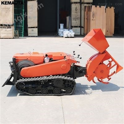 可遙控旋耕開(kāi)溝施肥田園管理機(jī)