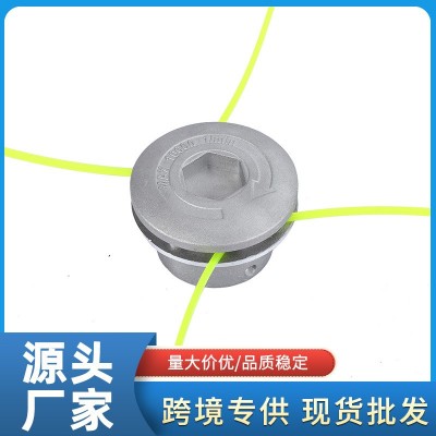 廠家直發(fā)割草機軸承款打草機 鋁蓋凹槽打草頭 剪草頭園林機械配件