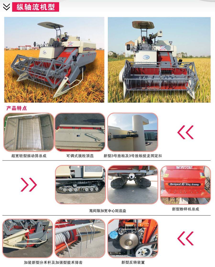 　　星光農(nóng)機4LZ-4.2Z全喂入聯(lián)合收割機