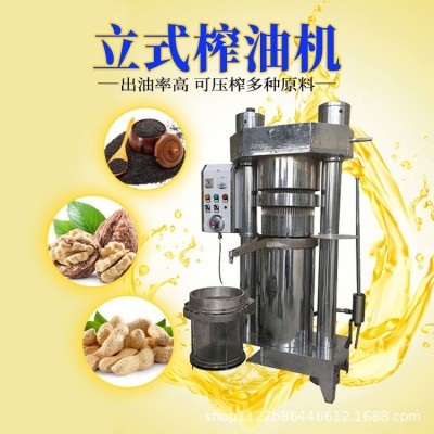 全自動液壓榨油機(jī) 立式芝麻核桃花生壓油機(jī) 商用芝麻香油機(jī) 1臺